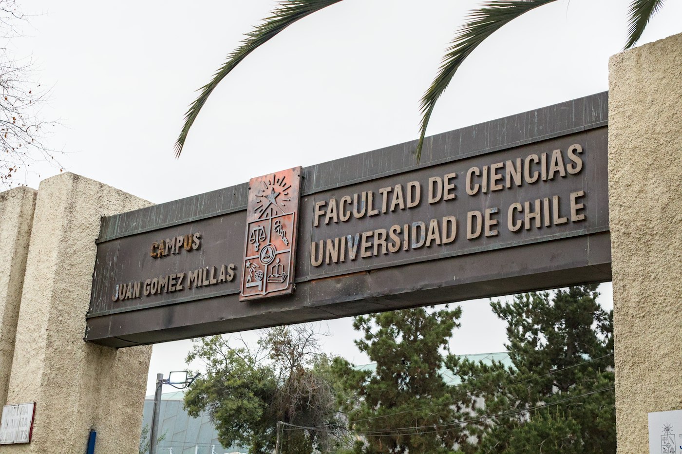 Entrada de la Facultad de Ciencias de la Universidad de Chile